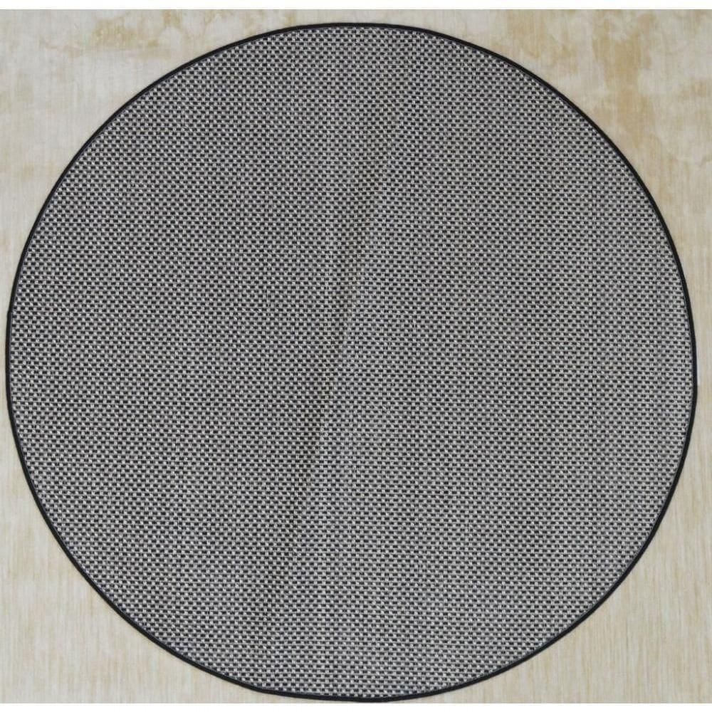 Tapete Redondo Artesanal Look Lirio-b 150 Cm