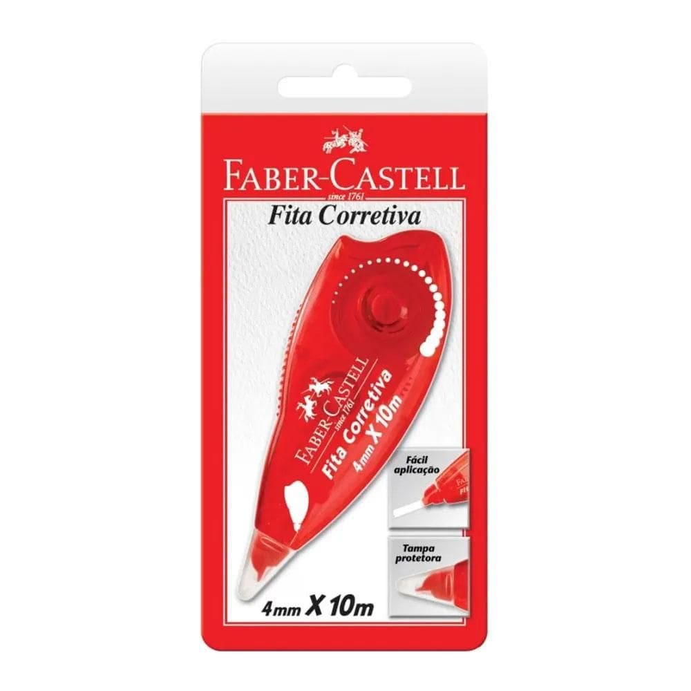 Corretivo em fita Roller 7072 4.2mmx10m Faber-Castell