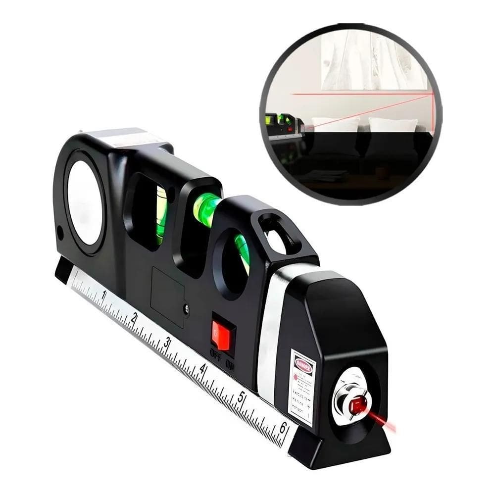 5X Ferramenta Profissional Trena Nível A Laser Lazer