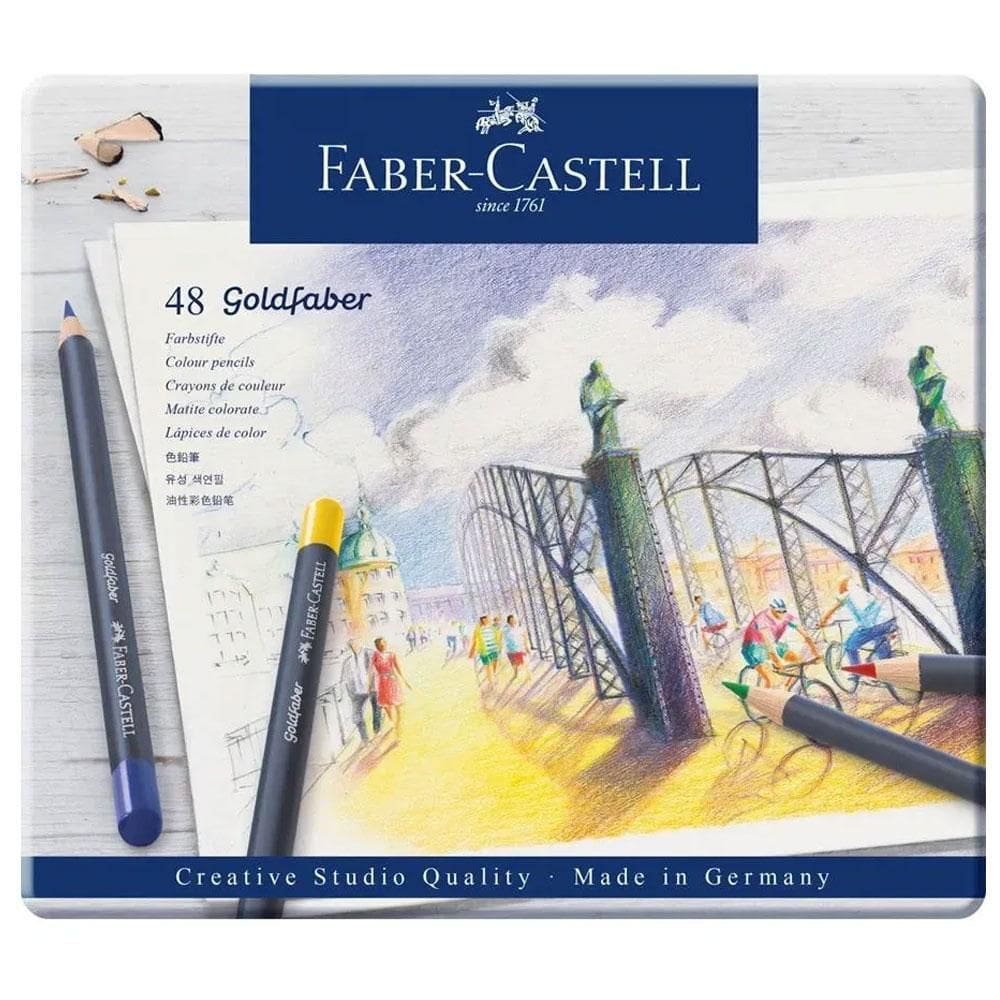 Lápis de cor GoldFaber 48 cores Faber-Castell
