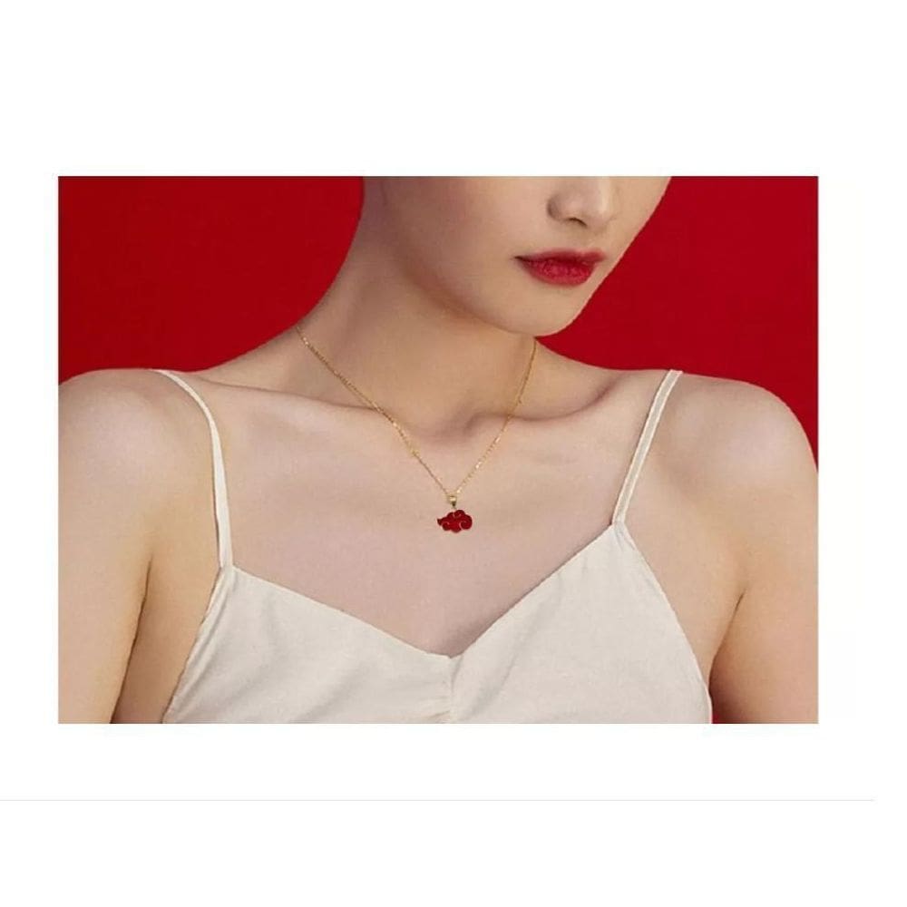 Colar Naruto Akatsuki Anime Cosplay 50cm