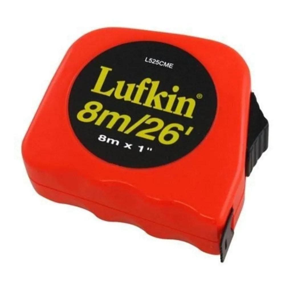 5X Trena Lufkin 8M Caixa Reforçada Em Abs Com Trava Fita 1 P
