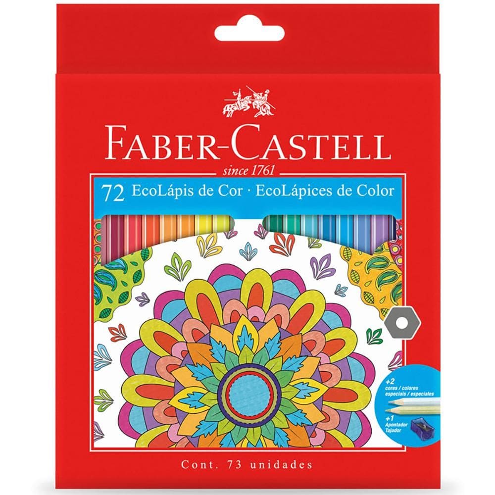 Lápis de cor 72 cores 120172G Faber-Castell