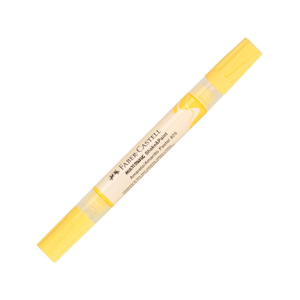 Marcador permanente Multimark Amarelo Pastel Faber-Castell