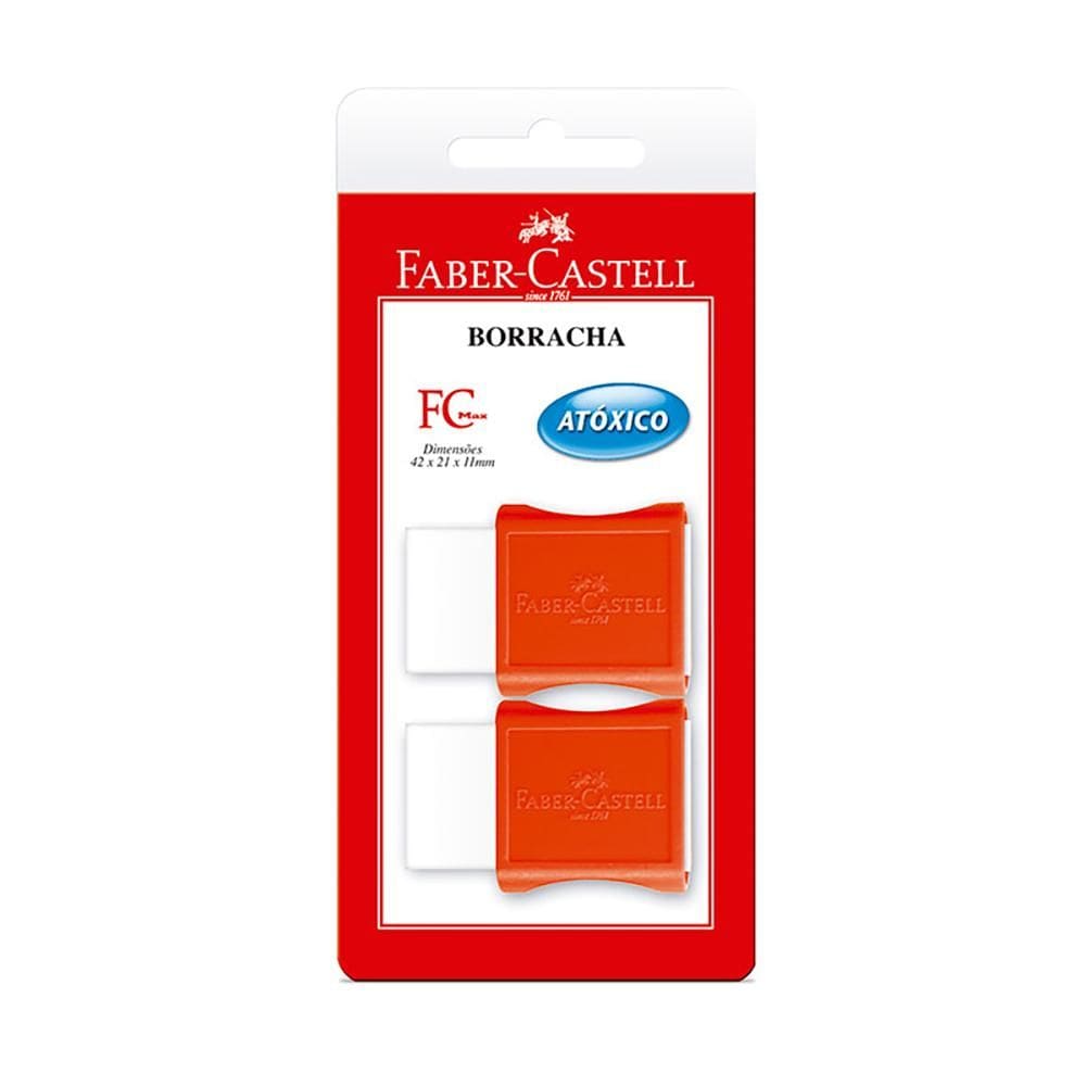 Borracha TK Plast FC Max 107024 c/ 2 unid Faber-Castell