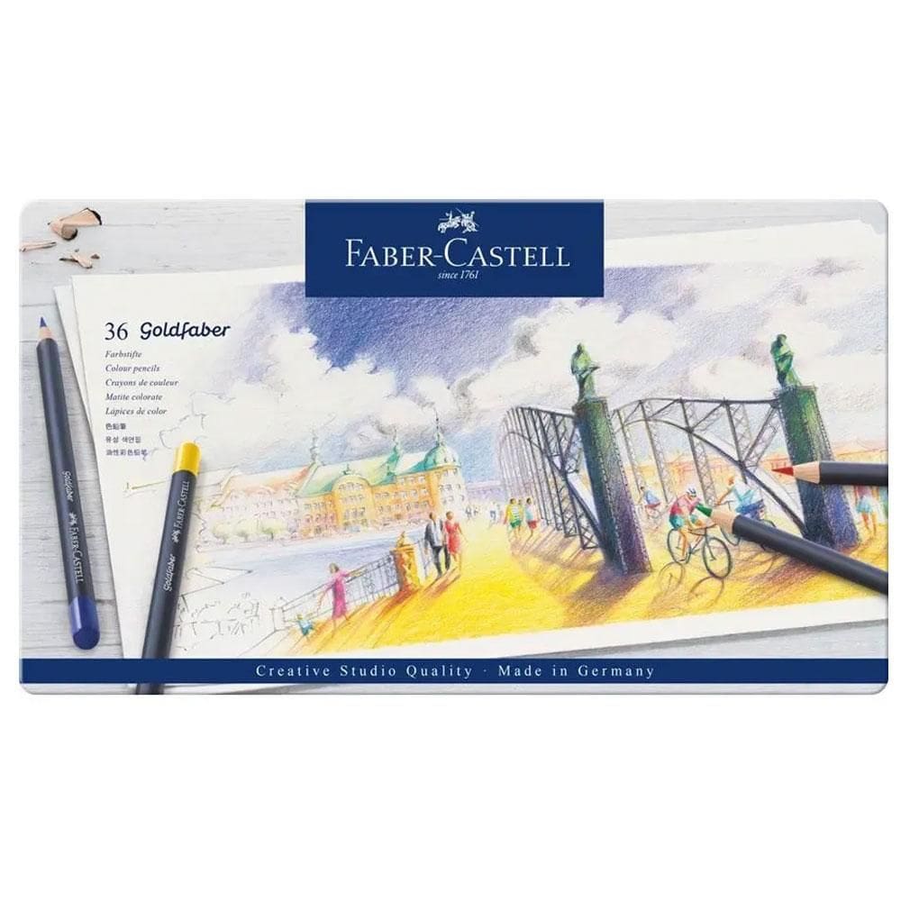Lápis de cor GoldFaber 36 cores Faber-Castell