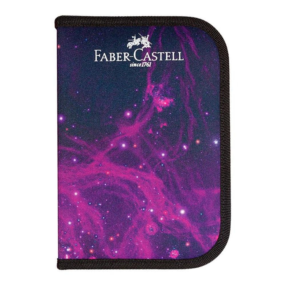 Estojo escolar Cosmic - 182221 - completo - Faber-Castell