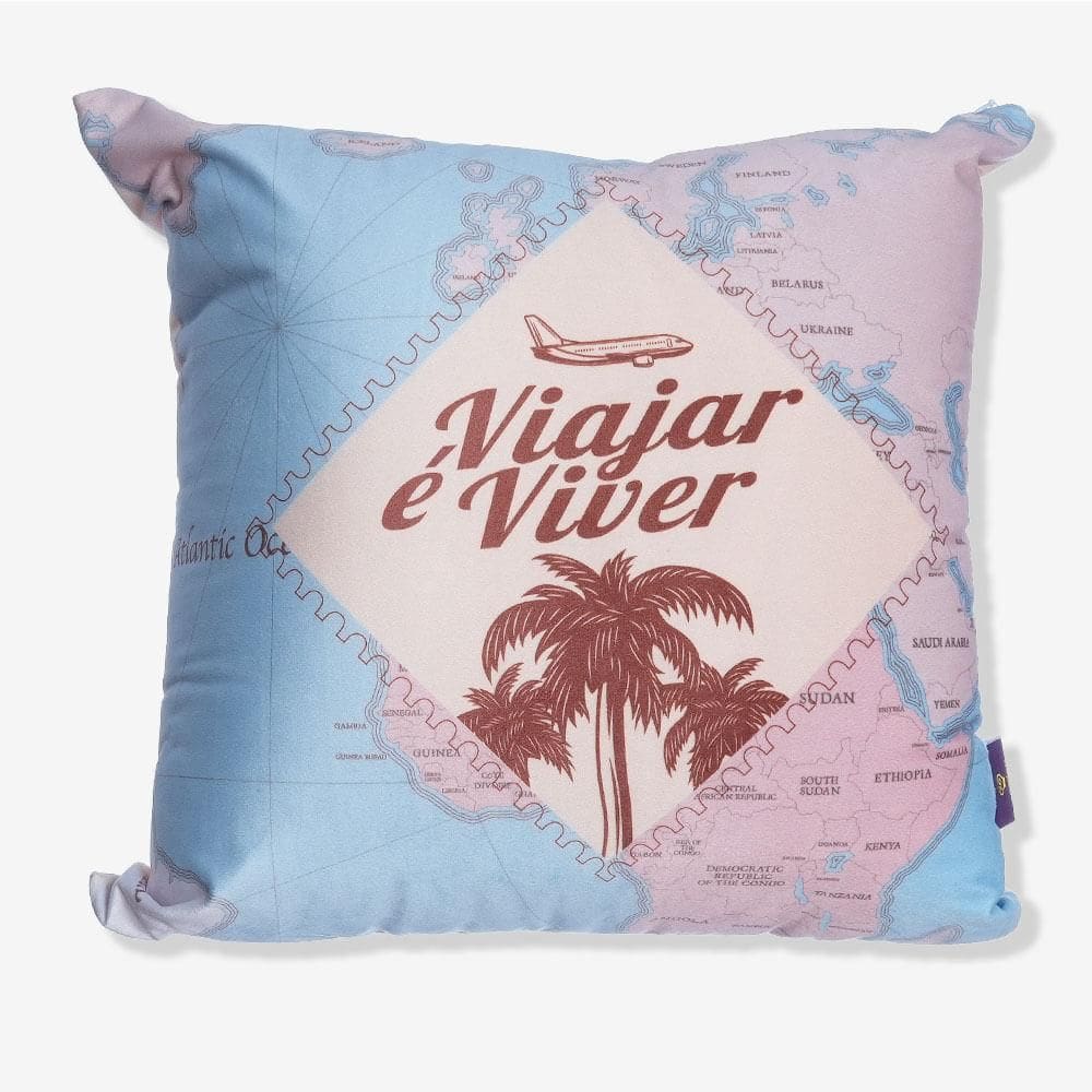 Almofada 40X40 Viagem - Zonacriativa