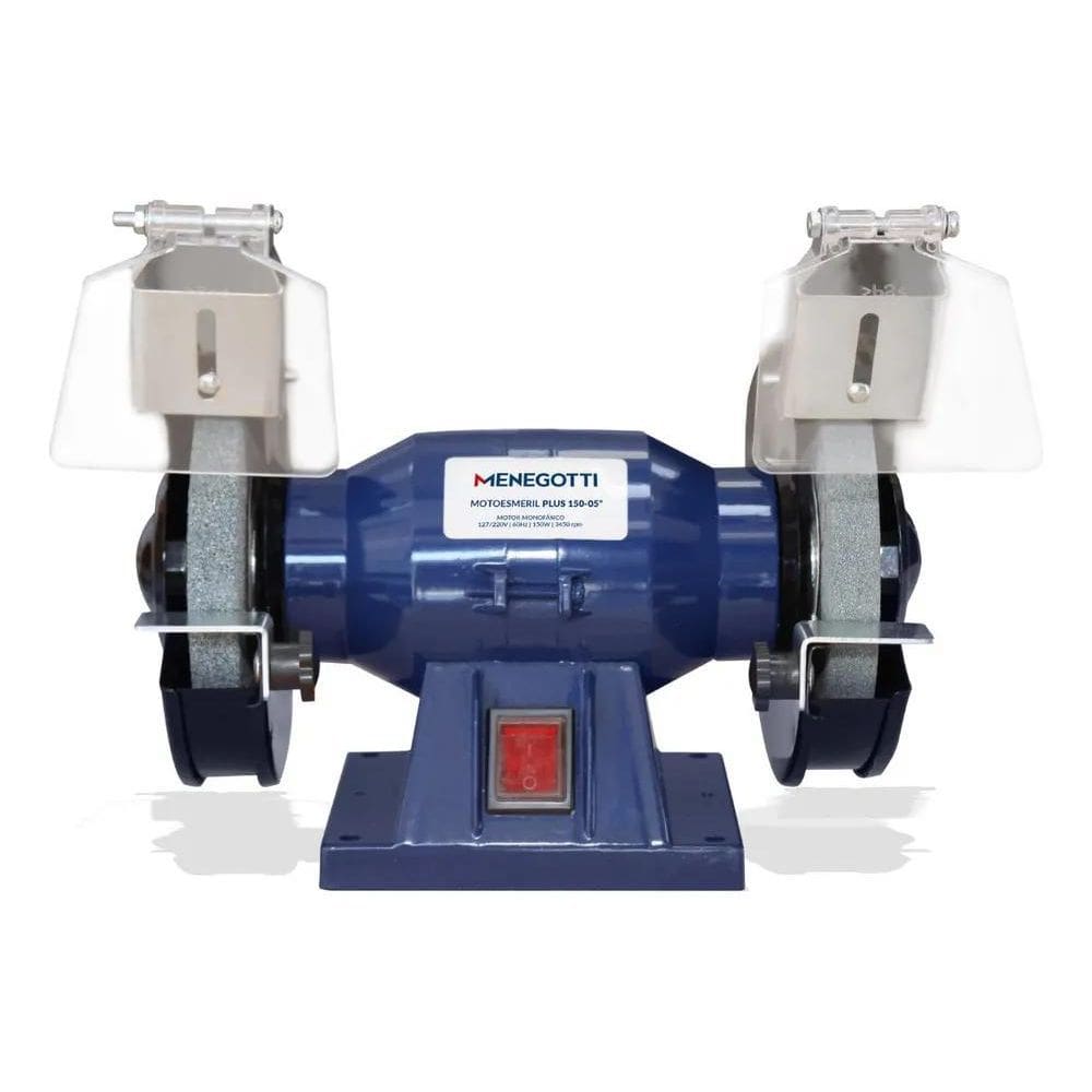 5X Motoesmeril Plus 150-05 1/4Cv 150W Bivolt Mono - Menegott