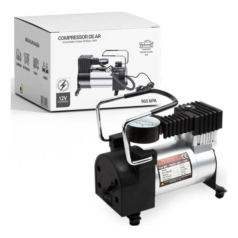 5X Compressor De Ar Elétrico Portátil B-Max Bmax101 0L 35W P