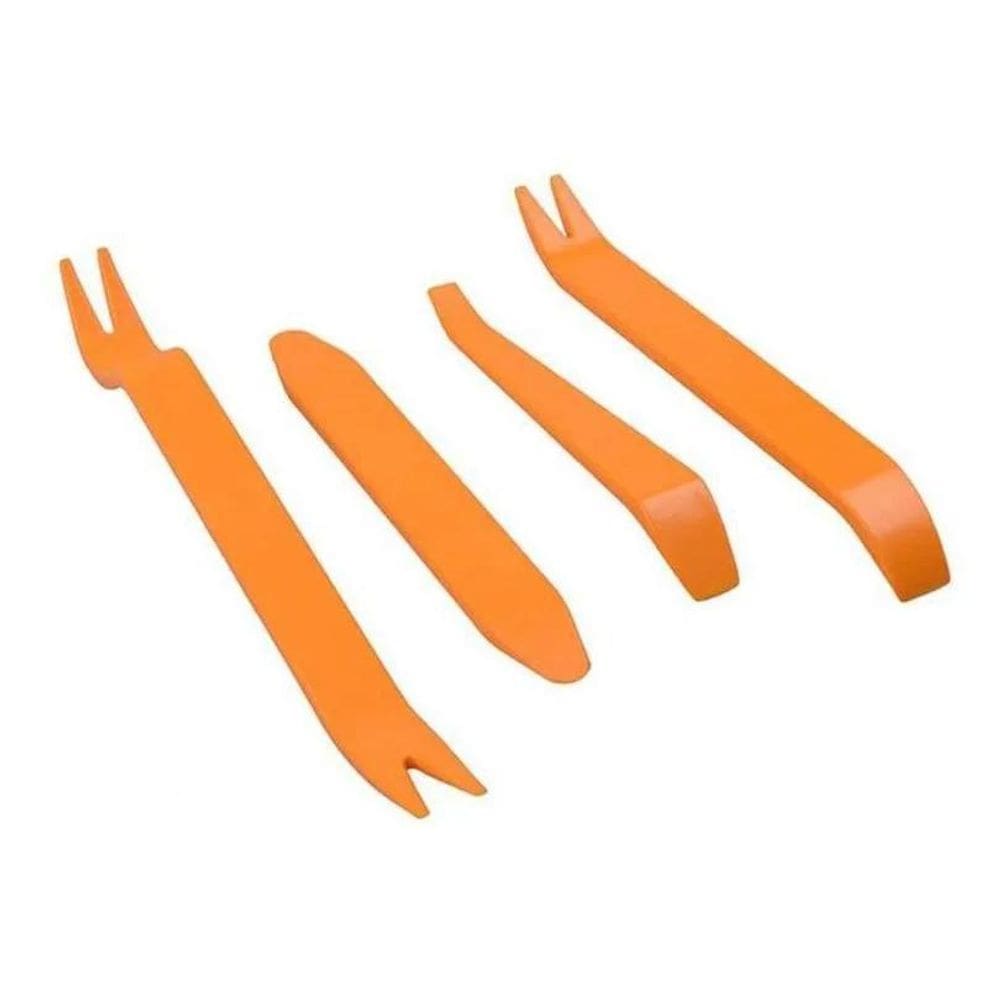 5X Kit Espatulas Nylon Desmontar Painel Moldura Grampos Carr