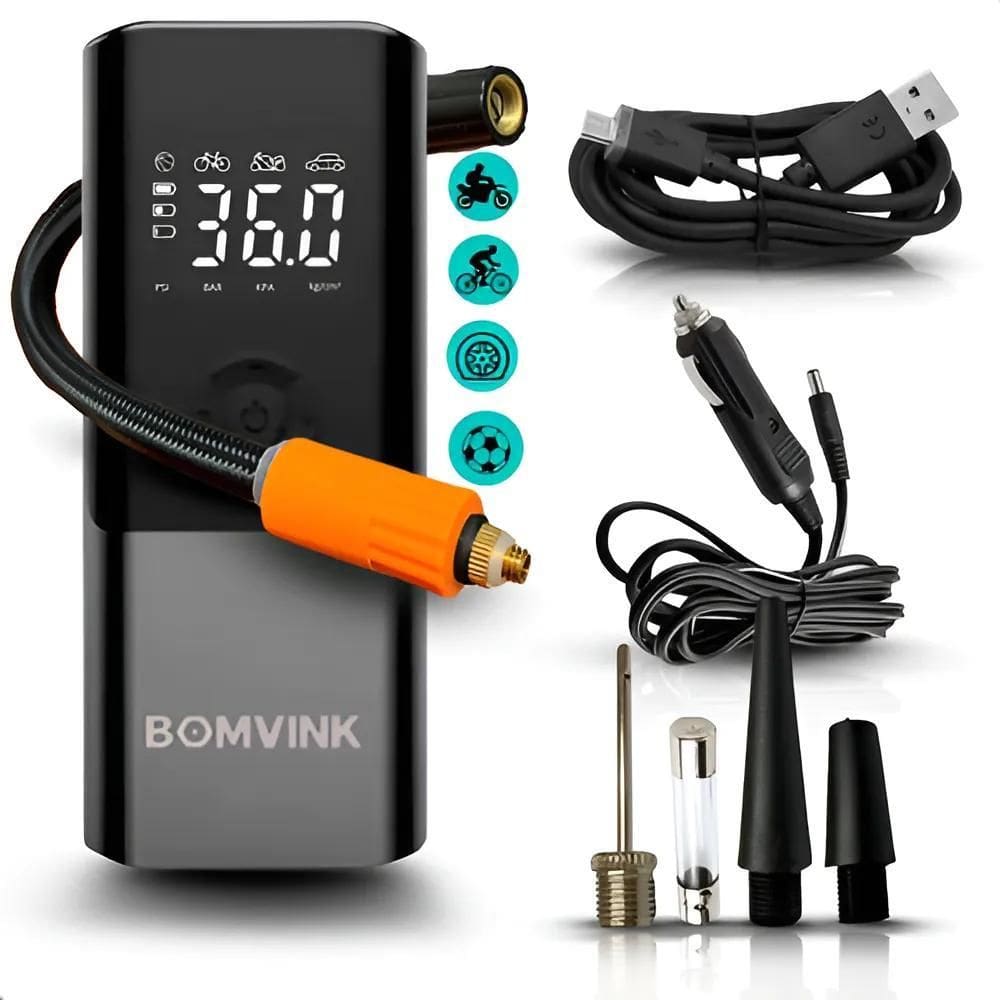 5X Mini Compressor De Ar Potente Portátil 150 Psi Carros