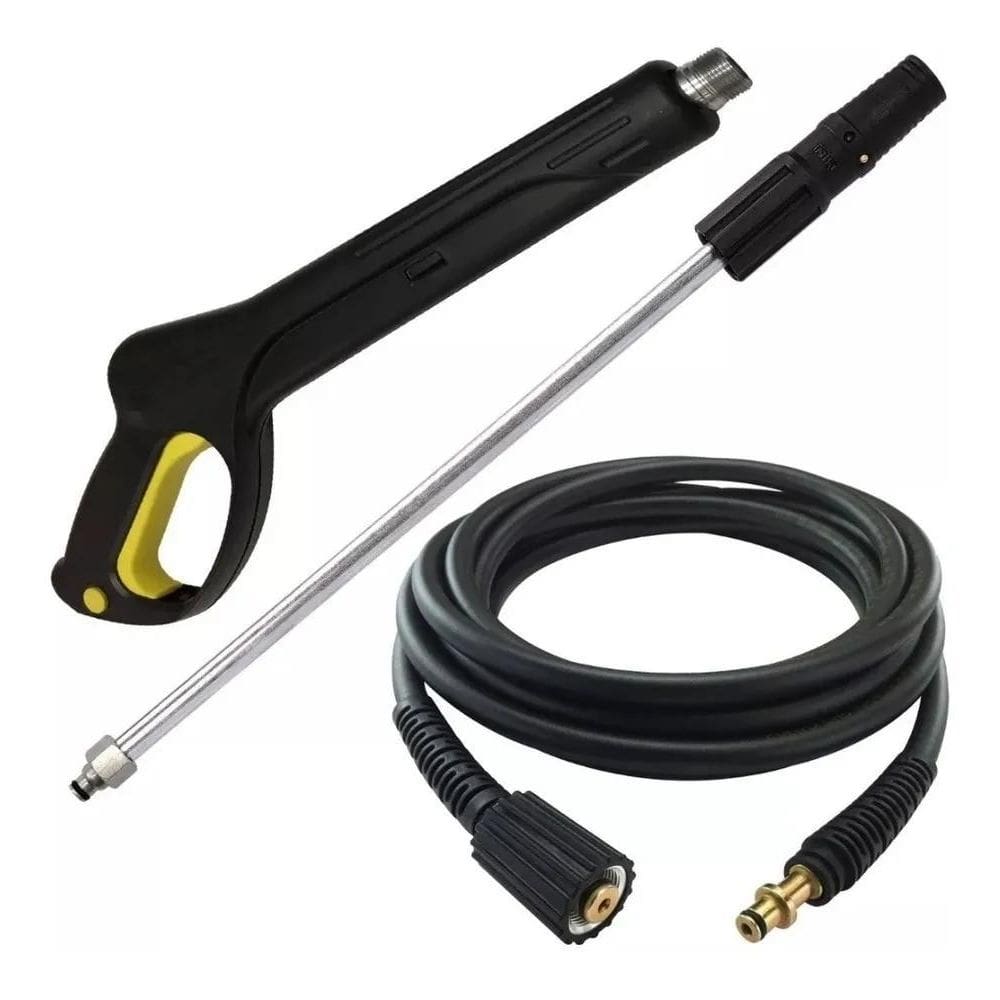 5X Kit Pistola Mangueira Lança E Bico Karcher Hd585