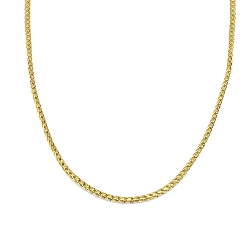 Corrente Rabo De Rato Em Ouro 18K
