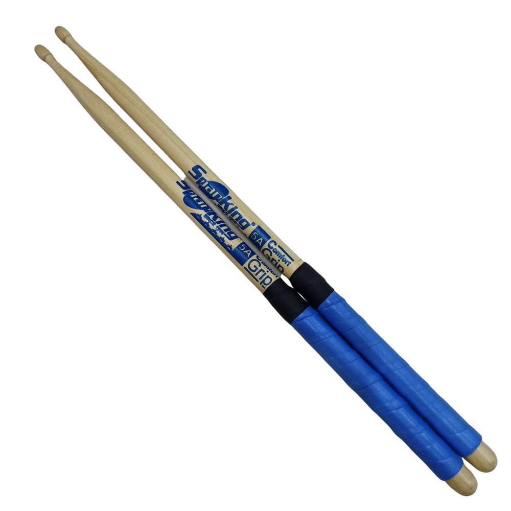 Baqueta 5A Ponta Madeira Comfort Grip Azul Spanking