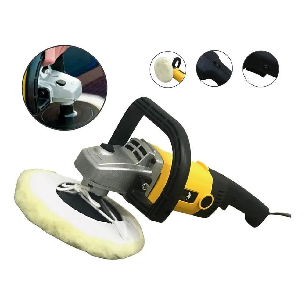 5X Politriz Automotiva Angular Profissional 7 Pol 1600W Máqu
