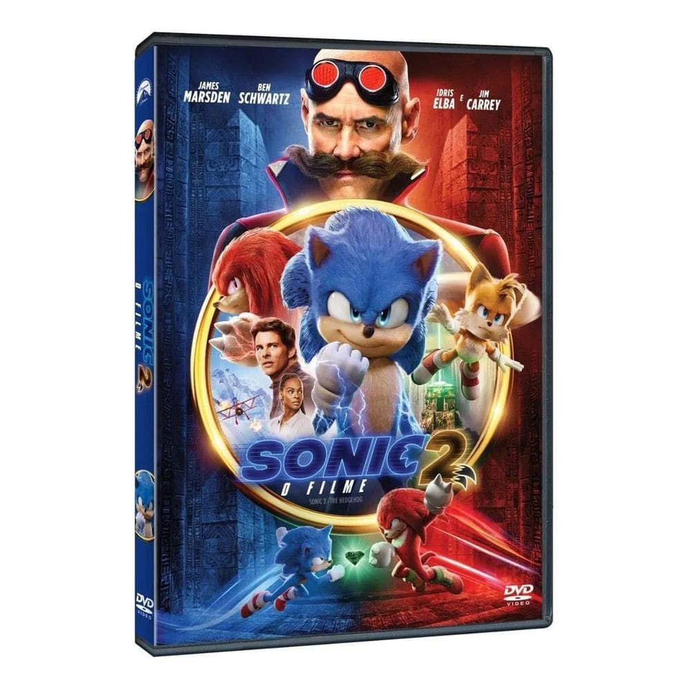 Dvd Sonic 2 O Filme   Jim Carrey   2022 E Lacrado