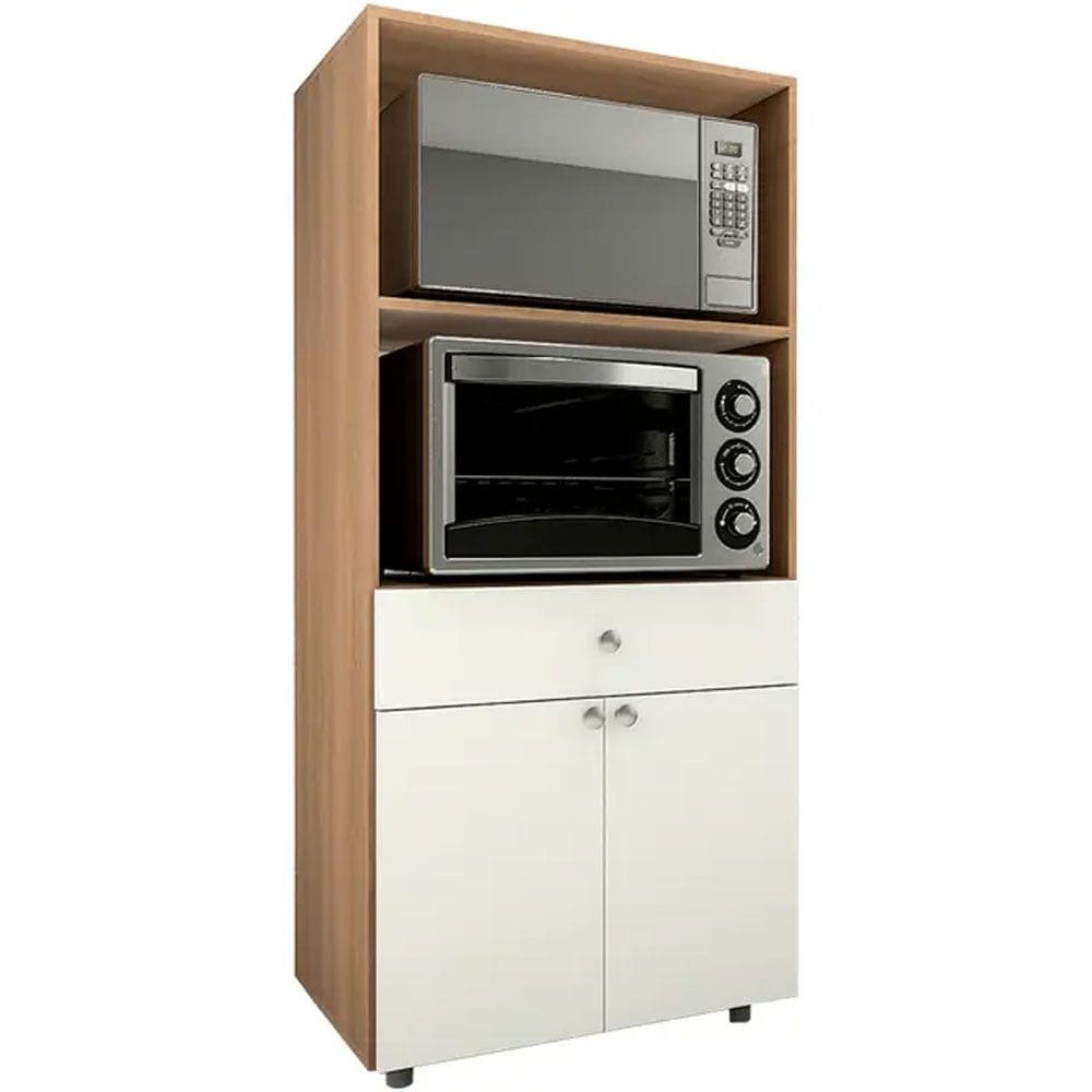 Armário Paneleiro Ambar Sem Tampo 2 Portas 1 Gaveta 70 cm Telasul