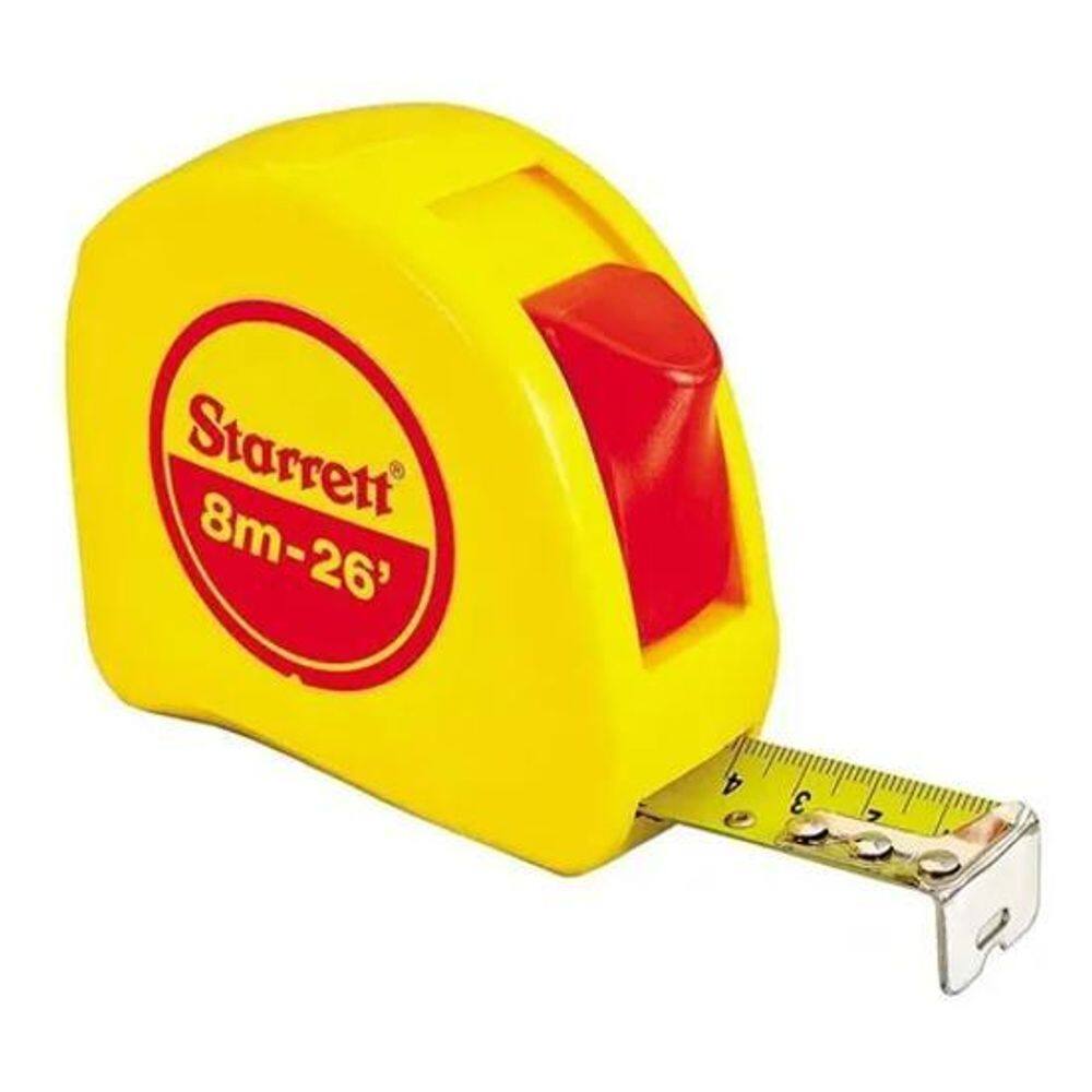5X Trena De Bolso 8 Metros - Starrett - Kts1-8Me-S