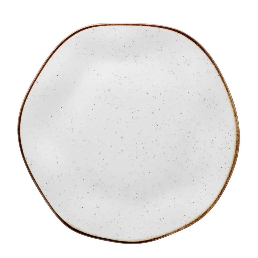 Prato Raso de Jantar Ryo Maresia em Porcelana Decorada 27,5cm