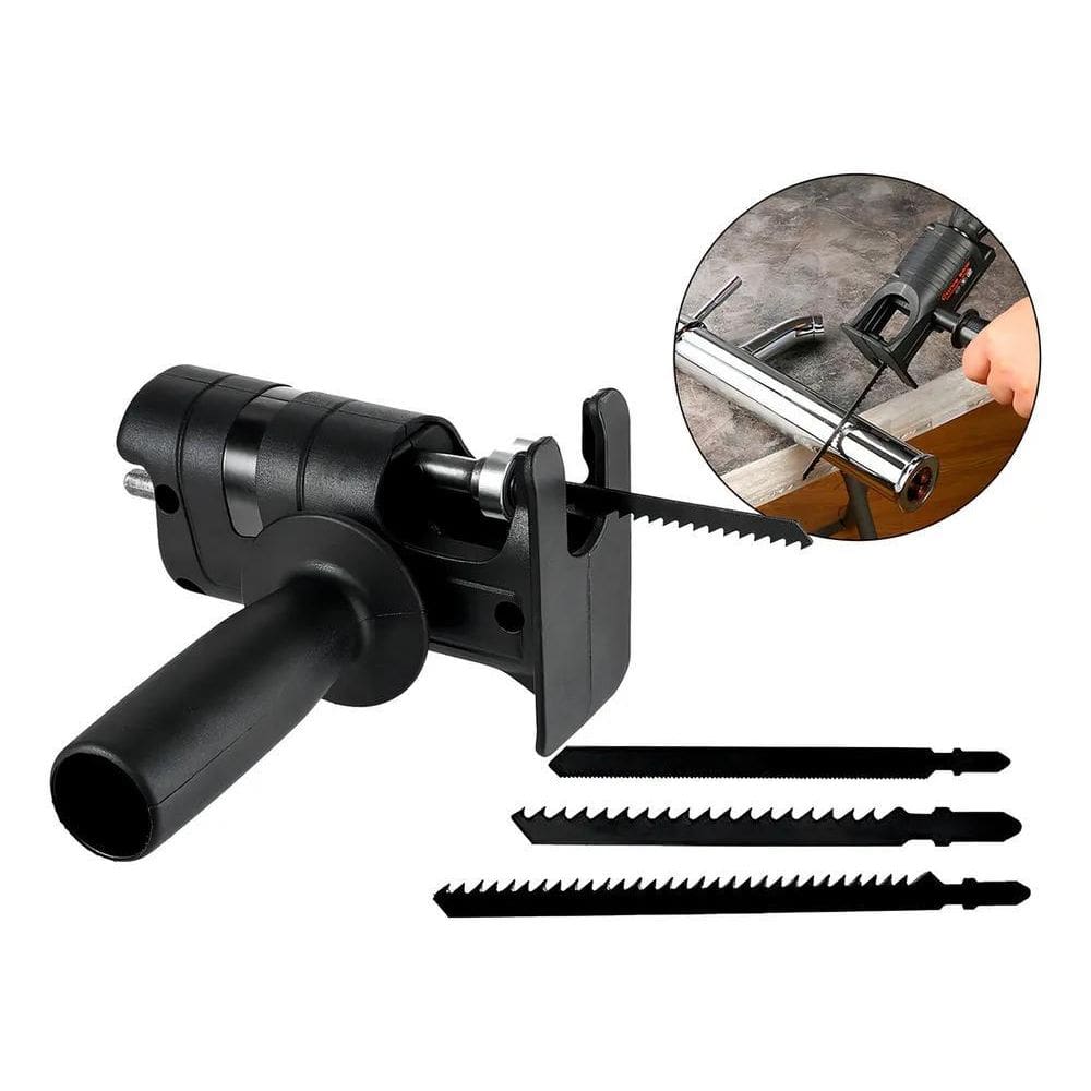 5X Adaptador De Serra Elétrica Tico Tico Sabre Para Furadeir