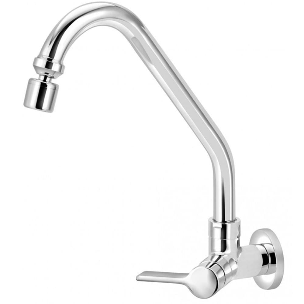 Torneira para Cozinha Clean 1/4 de Volta Bica Móvel C62 Cromada de Parede - VTP620CWB - ESTEVES