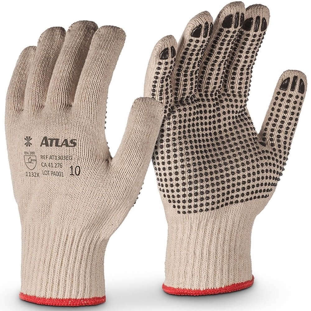 Luva de Algodão Pigmentada Grande - AT1303G - PINCÉIS ATLAS