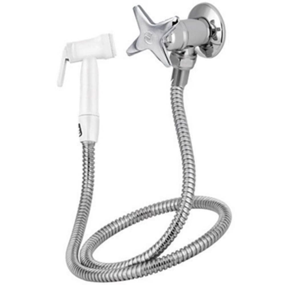 Ducha Higiênica Cromada com Gatilho de Plástico 1/4 de Volta - VAB023CWB - ESTEVES