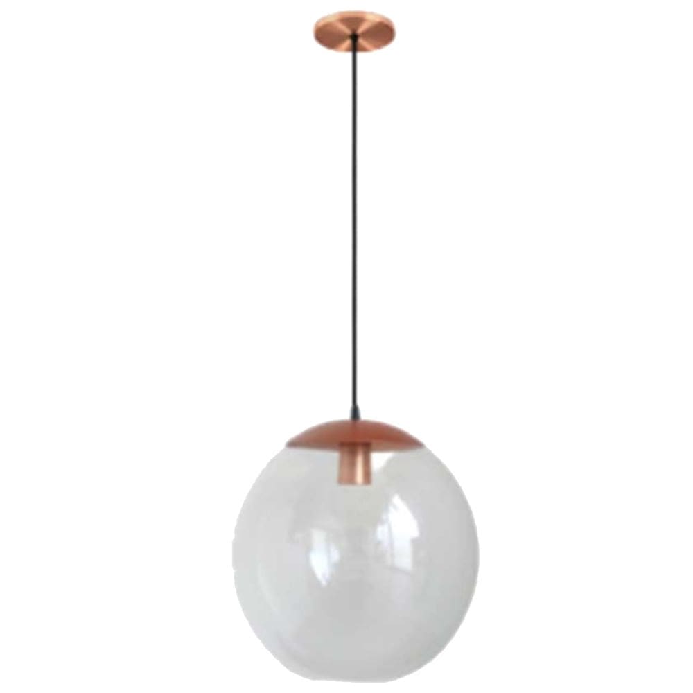 Pendente Catar Bola Transparente 20 cm - PD2186/1CO_FO - KIN