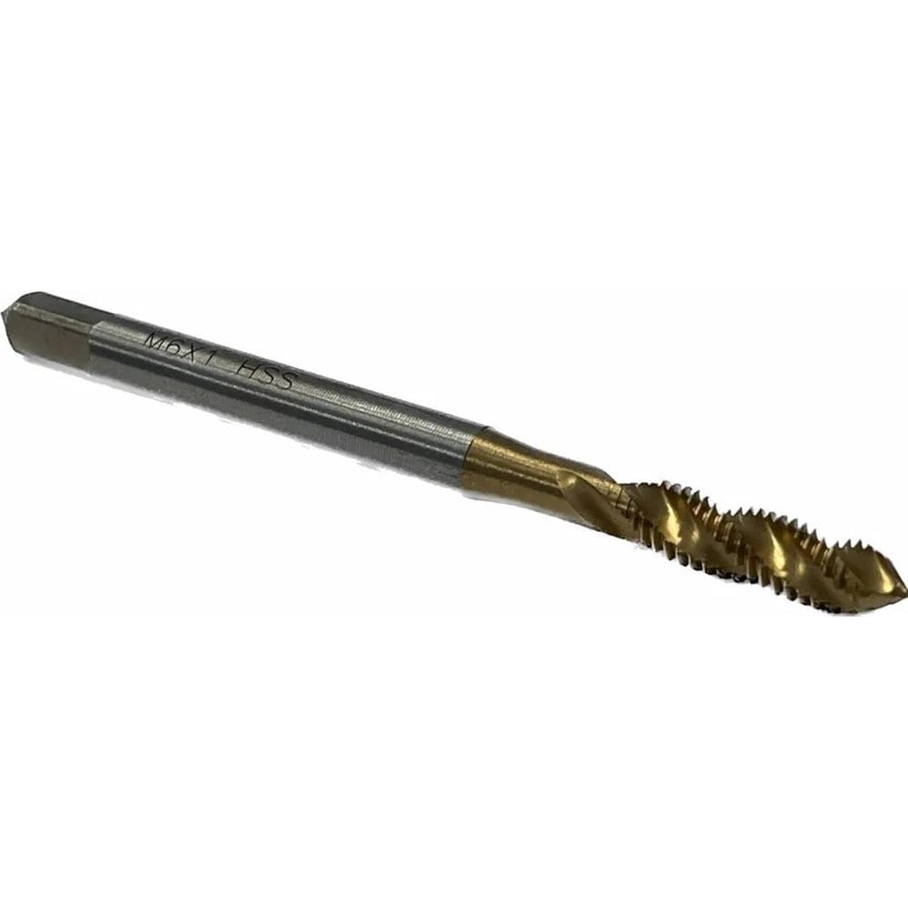 5X Macho Maquina Canal Helicoidal M6 X 1,0 Com Cobertura Ti