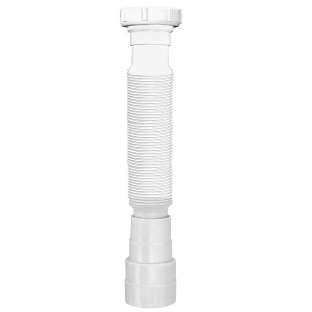 Tubo Extensível 7/8””,1.1/4””,1.1/2””X 40/50mm Porca Plástica Branco - VLP420WWG - ESTEVES
