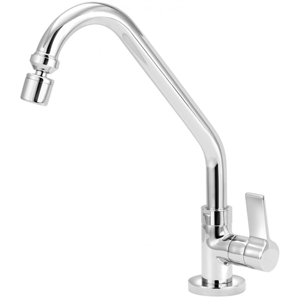 Torneira para Cozinha Clean 1/4 de Volta Bica Móvel C62 Cromada de Mesa - VTM620CWB - ESTEVES