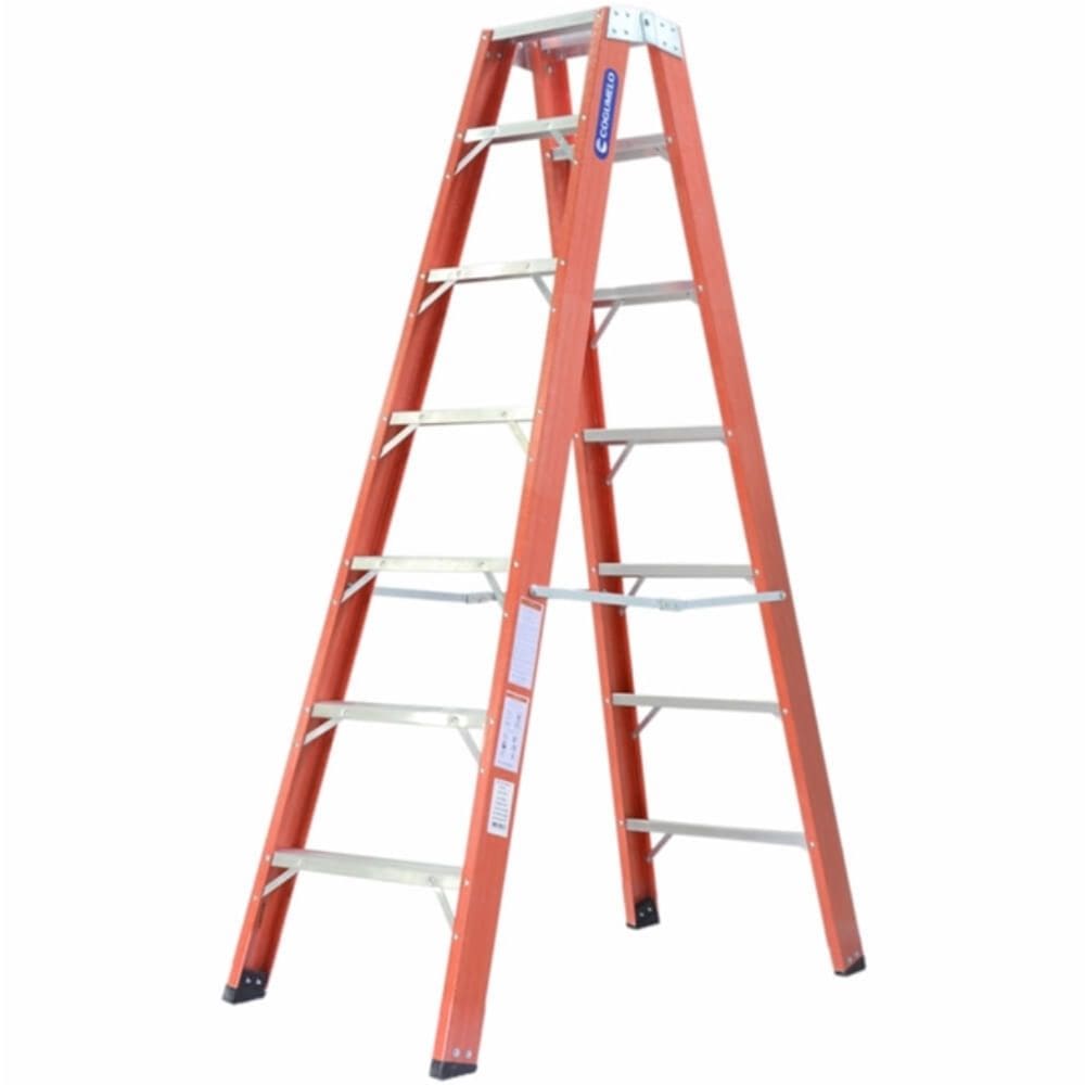 Escada Tesoura Fibra de Vidro 2,00 Metros TF-6 - ES000022 - COGUMELO