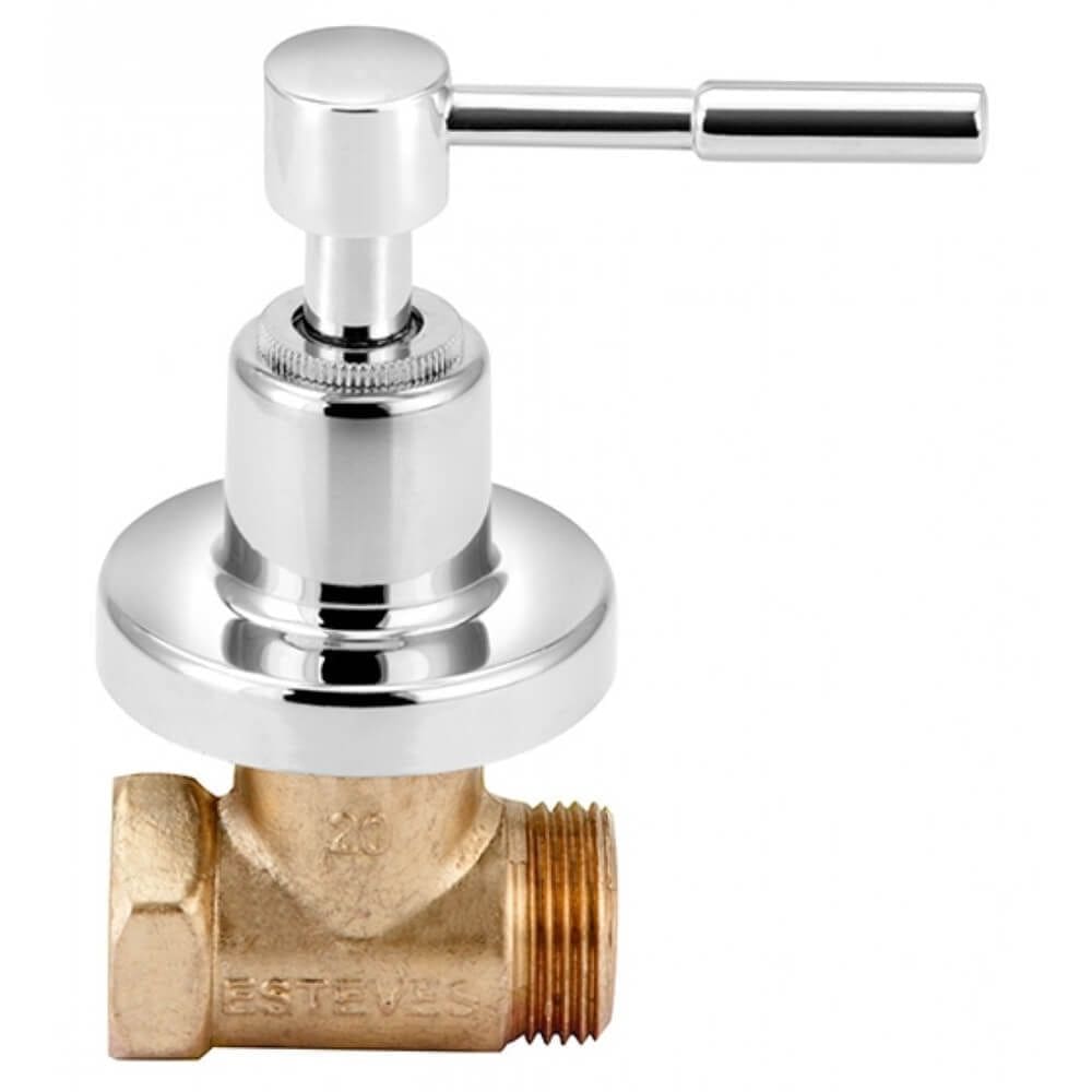 Acabamento para Registro 1/2””,3/4””,1”” C31 Cromado - VAD131CWB - ESTEVES
