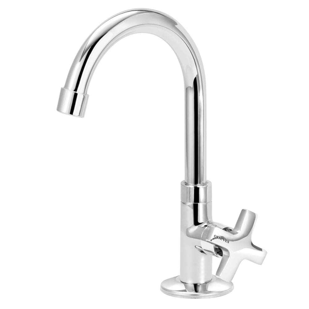 Torneira para Lavatório Bica Alta de Mesa Alfa C34 Cromado - VTL220CWB - ESTEVES