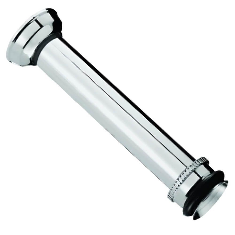 Tubo de Ligação para Bacia Ajustável Cromado com Spud 1.1/2”” x 25cm - VLL418CWG - ESTEVES