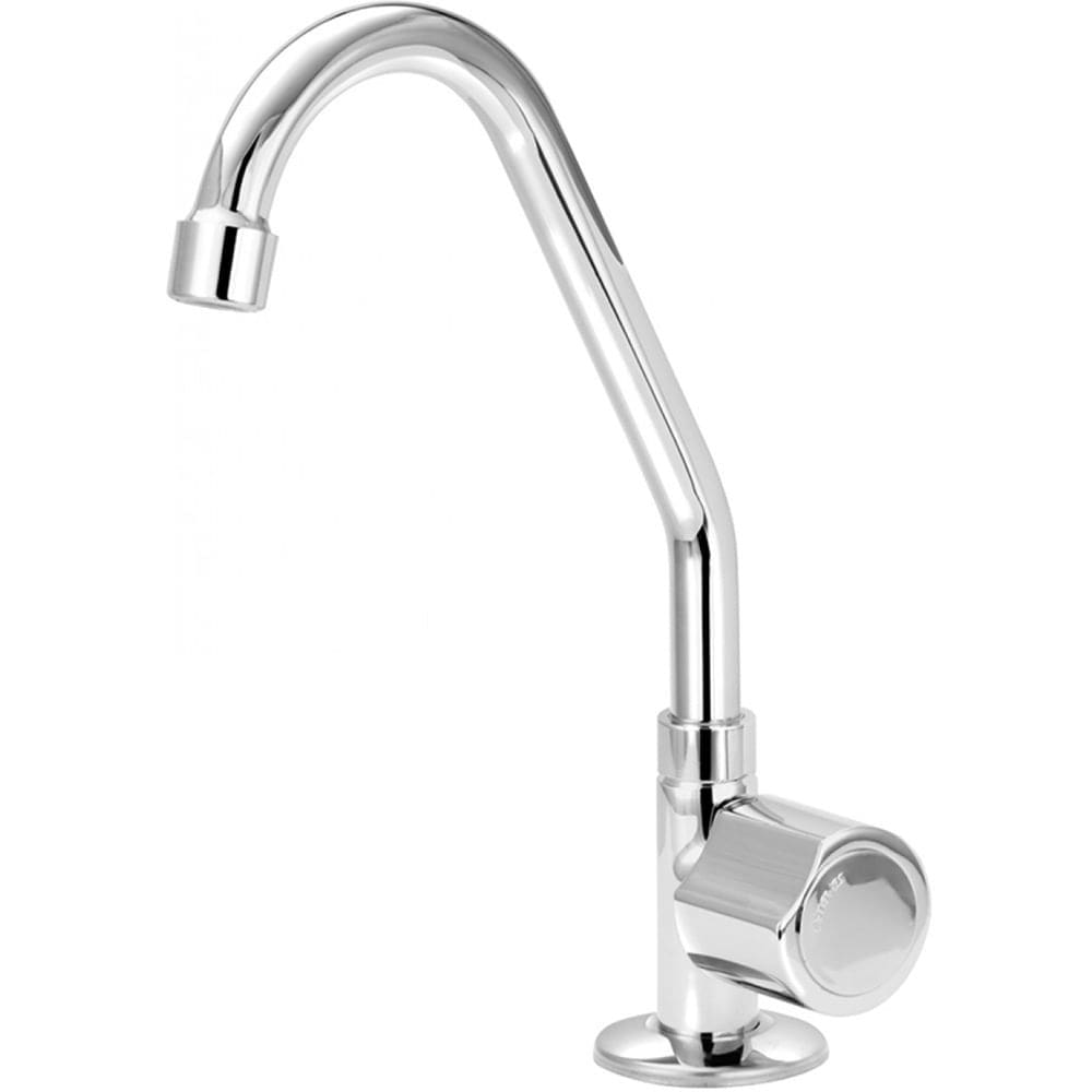 Torneira para Cozinha Mônaco Plus 1/4 de Volta Bica Móvel C40 Cromada de Mesa - VTM140CWB - ESTEVES