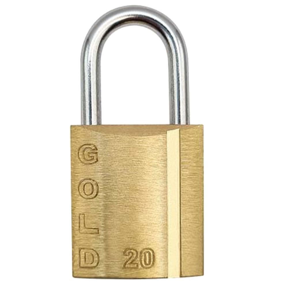 Cadeado Latão 20mm - GCC2N0001 - GOLD