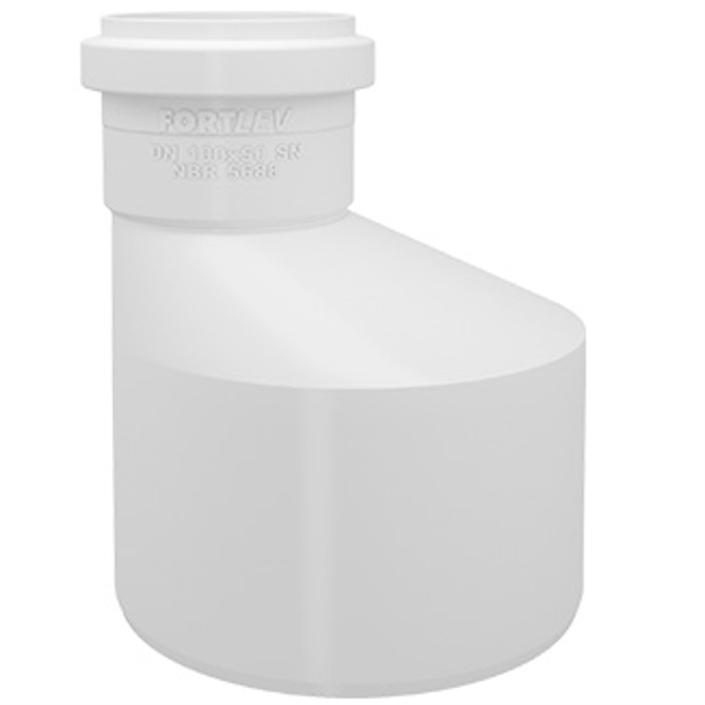 Redução Excentrica Esgoto 100x50mm - 11231051 - FORTLEV