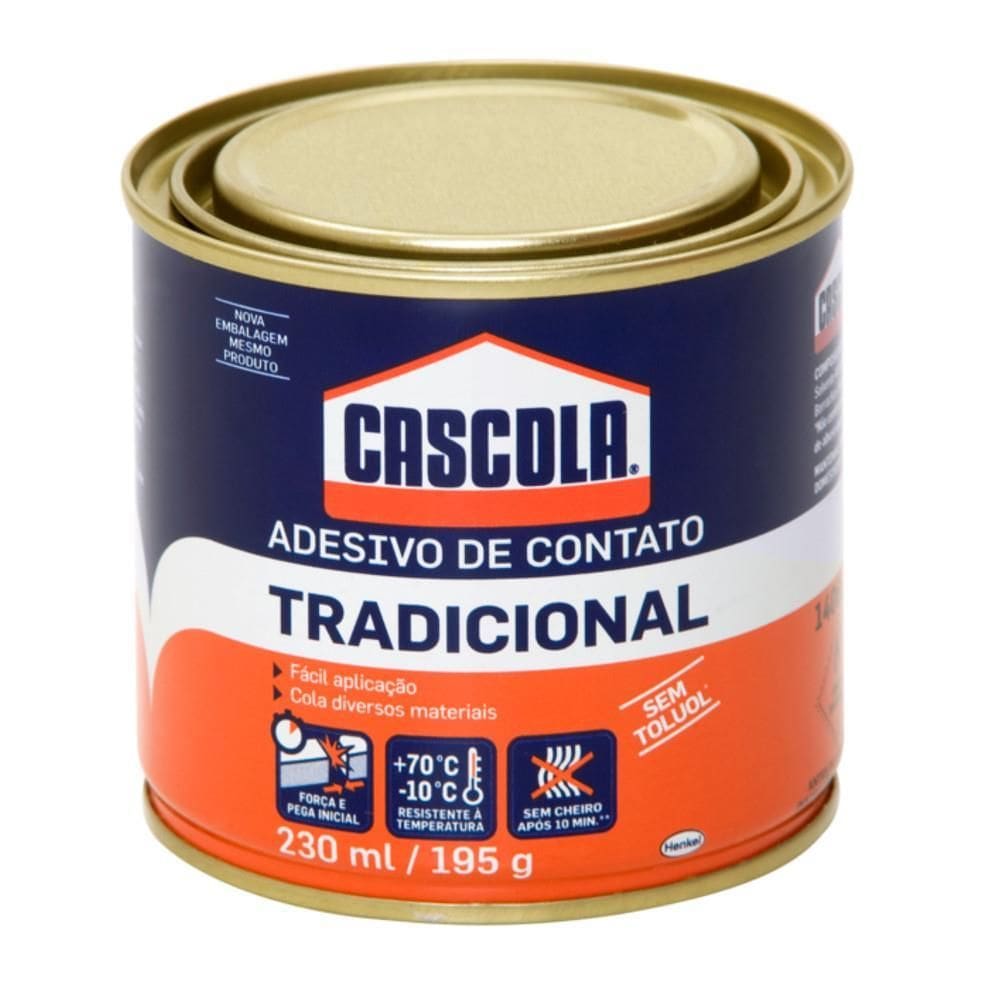 Cascola Tradicional sem Toluol 195 Gramas - 1406653 - CASCOLA