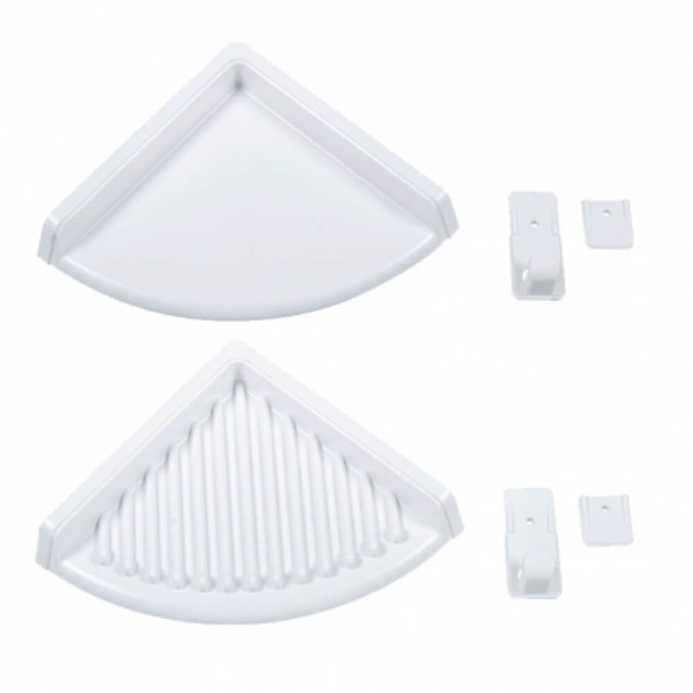 Kit de Cantoneira para Banheiro Branca - KSP1 - ASTRA