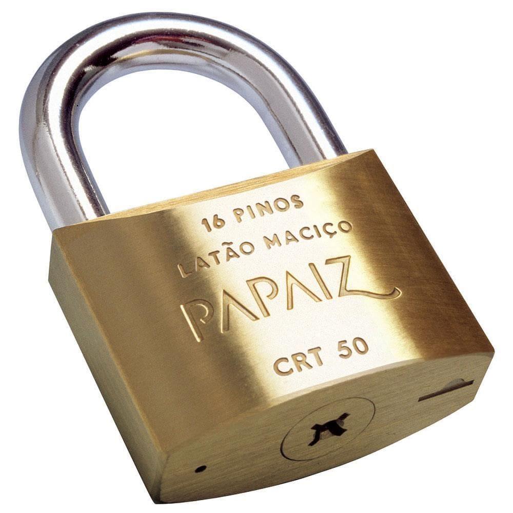 Cadeado Tetra Chave Crt 50mm - 0101500CX - PAPAIZ