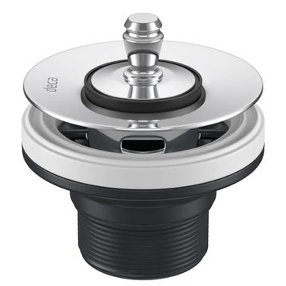 Válvula de Escoamento para Lavatório Cuba Bidê Cromado - 1602-C - Deca