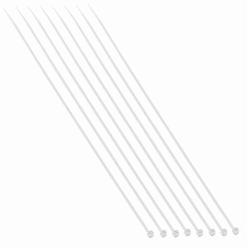Abraçadeiras de Nylon Branca 7.6x350mm com 50 Unidades - 8707 - BRASFORT