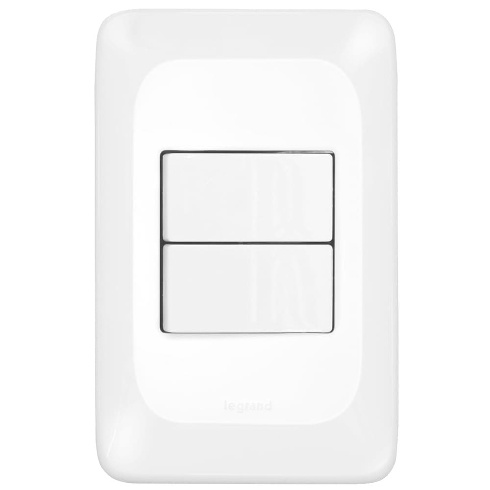 2 Interruptores Paralelos 4x2 - LGX202 - PIAL