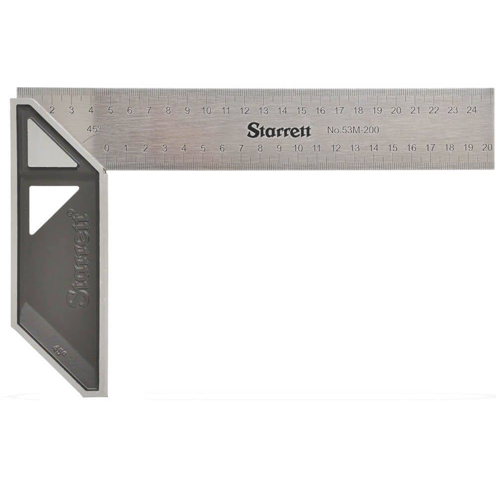 Esquadro para Carpinteiro com cabo de Alumínio 200mm - K53M-200-S - STARRETT