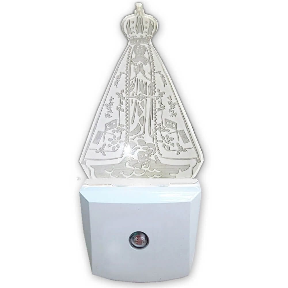 Luz Noturna Nossa Senhora Aparecida com Sensor - 6157 - KEY WEST