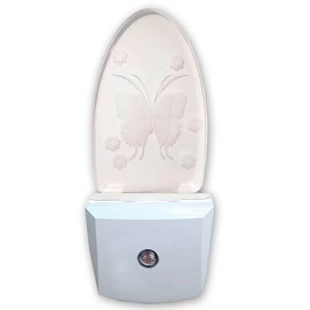 Luz Noturna LED Borboleta com Sensor - 6153 - KEY WEST