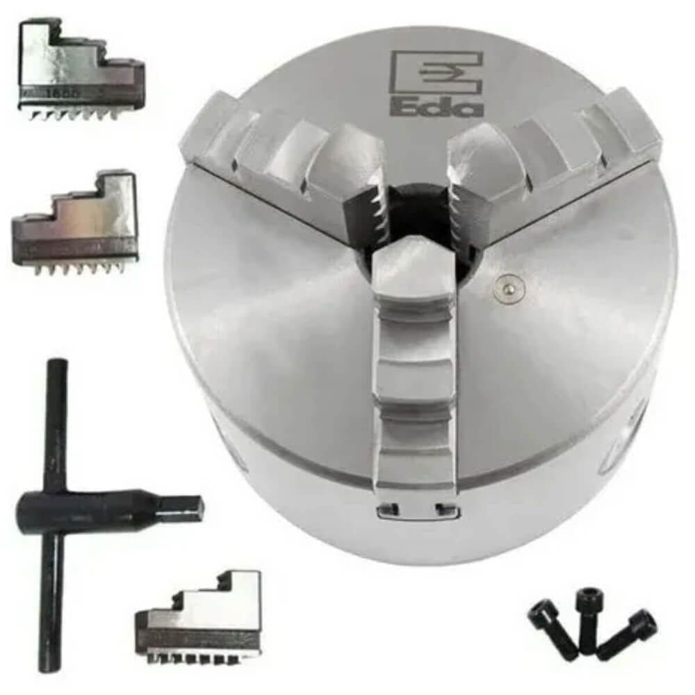 Placa para Torno Com 3 Castanhas 165mm - 2GL - EDA