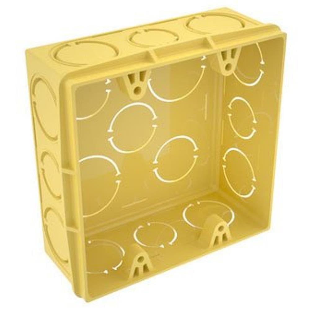 Caixa para Luz Tigreflex 4””x4”” Amarela - 33043619 - TIGRE